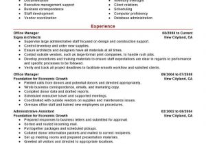Sample Resume for Office Administration Job Best Office Manager Resume Example Livecareer