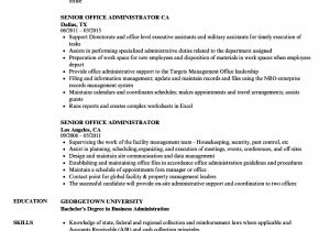 Sample Resume for Office Administration Job Senior Office Administrator Resume Samples Velvet Jobs