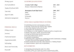 Sample Resume for Office assistant with No Experience Office Junior Cv Sample