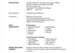 Sample Resume for Ojt Architecture Student 30 top Sample Resume for Ojt Architecture Student Gallery