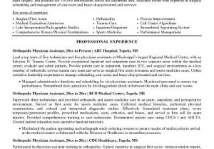 Sample Resume for orthopedic Surgeon Cv Examples Our 1 top Pick for orthopedic Physician