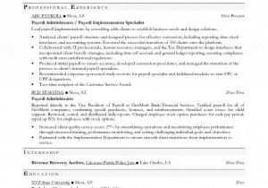 Sample Resume for Payroll assistant Payroll Administrator Resume
