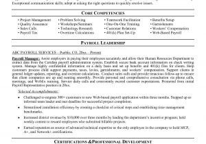 Sample Resume for Payroll assistant Payroll Manager Resume Printable Planner Template