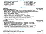 Sample Resume for Police Officer with No Experience Best Police Officer Resume Example Livecareer