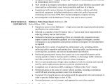 Sample Resume for Police Officer with No Experience Resume for Police Officer with No Experience Free