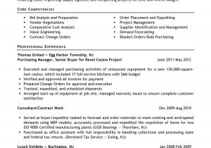 Sample Resume for Procurement Officer Senior Logistic Management Resume Senior Buyer Purchasing