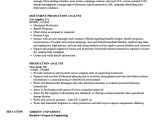 Sample Resume for Production Support Analyst Production Analyst Resume Samples Velvet Jobs