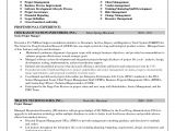 Sample Resume for Project Manager It software India Enterprise Risk Management Resume Goals and Objectives