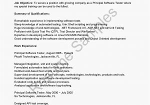 Sample Resume for Qtp Automation Testing Qtp Automation Tester Resume Resume Ideas