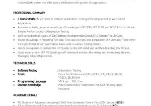 Sample Resume for Qtp Automation Testing Resume Pallavi Chauhan Automation Test Engineer Qtp
