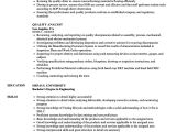 Sample Resume for Quality Analyst In Bpo Quality Analyst Resume Samples Velvet Jobs