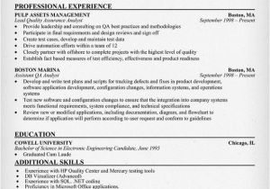 Sample Resume for Quality Analyst In Bpo Resume format Qa Analyst Resume Samples