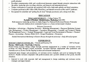 Sample Resume for Recent College Graduate Recent Graduate Resume Examples Best Resume Collection