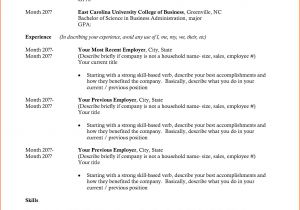 Sample Resume for Recent College Graduate with No Experience Resumes for College Graduates with No Experience