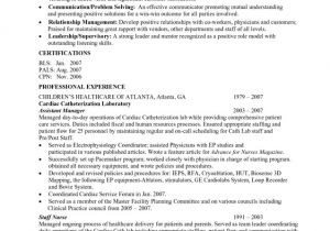 Sample Resume for Registered Nurse Position Best Registered Nurse Resume Example