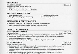 Sample Resume for Registered Nurse Position Nursing Resume Sample Writing Guide Resume Genius