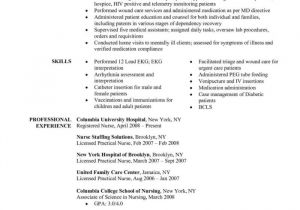 Sample Resume for Registered Nurse Position Sample Resume for A New Registered Nurse Resume Resume