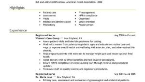 Sample Resume for Registered Nurse Position Unforgettable Registered Nurse Resume Examples to Stand