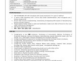 Sample Resume for Sap Mm Consultant Sap Mm Certified Consultant Reume