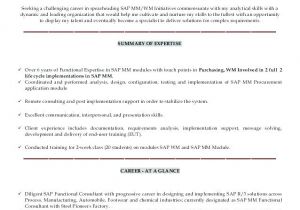 Sample Resume for Sap Sd Consultant Sap Sd Sample Resume Consultant Functional Resumes India