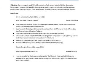 Sample Resume for Sharepoint Developer Sharepoint Developer Resume