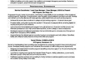 Sample Resume for social Worker Position social Worker Resume Sample Monster Com