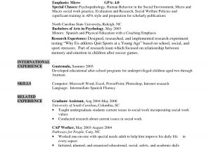 Sample Resume for social Worker Position social Worker Resume Templates Job Resume Sample social