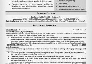 Sample Resume for software Engineer with 1 Year Experience software Engineer Resume Example Writing Tips Resume