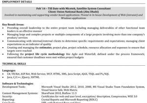 Sample Resume for software Engineer with 1 Year Experience software Resume Samples Best Resume Gallery