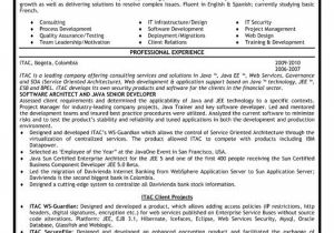 Sample Resume for software Engineer with Experience In Java 8 Best Best Java Developer Resume Templates Samples
