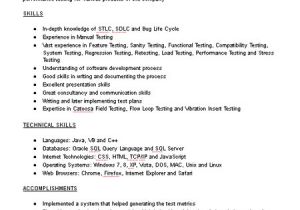 Sample Resume for software Test Engineer with Experience Test Engineer Resume Sample Limeresumes