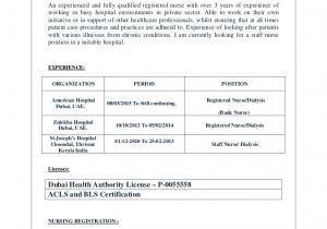 Sample Resume for Staff Nurse Position Sample Resume Staff Nurse Position Images Certificate