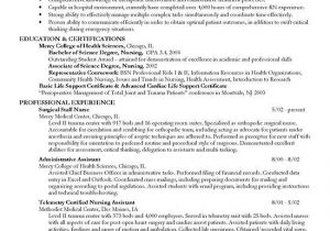 Sample Resume for Staff Nurse Position Staff Nurse Resume Example Sample Resume Registered