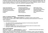 Sample Resume for Supply Chain Management Supply Chain Resume Templates Supply Chain Manager In