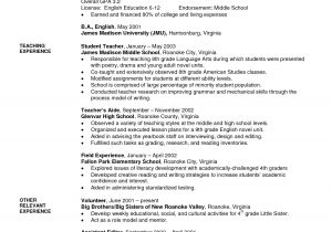 Sample Resume for the Post Of Teacher Art Teacher Resume Examples Sample Secondary Teacher