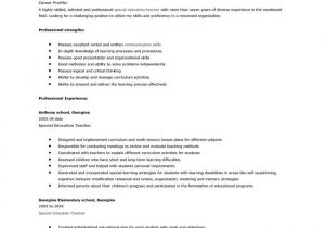 Sample Resume for Tutoring Position Resume for Teacher Position Best Resume Collection