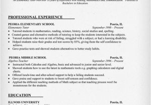 Sample Resume for Tutoring Position Sample Resume for College Teaching Job Business Research