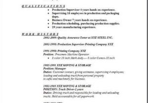 Sample Resume for Warehouse Worker Warehouse Worker Resume Occupational Examples Samples