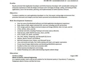 Sample Resume for Web Designer Experience 11 Web Developer Resume Templates Doc Pdf Free