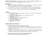 Sample Resume for Zero Experience for 5 Years Experience In Testing Resume software Free