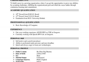 Sample Resume for Zoologist Resume format for Bsc Zoology format Resume Zoology