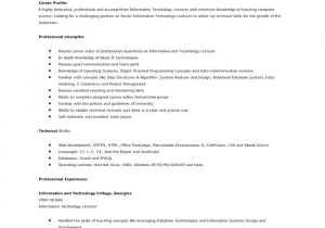 Sample Resume format for assistant Professor In Engineering College Sample Resume format for assistant Professor In