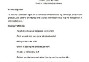 Sample Resume format for Call Center Agent without Experience Call Center Resume the Key Success for the Applicants