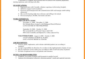 Sample Resume format for Job Application with Experience 8 Cv Sample for Job Application theorynpractice