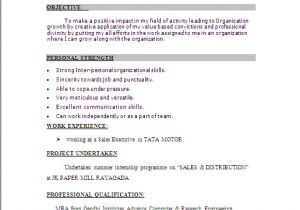 Sample Resume In Word format Resume Sample In Word Document Mba Marketing Sales