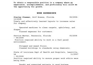 Sample Resume Objectives for Food Service Food Service Resumes Resume Sample Desktop and Beverage