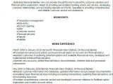 Sample Resume Of A Banker 1 Personal Banker Resume Templates Try them now