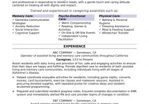Sample Resume Of A Caregiver Caregiver Resume Sample Monster Com
