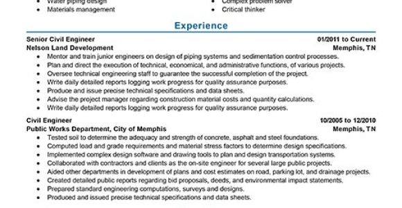 Sample Resume Of A Civil Engineer 3 Amazing Engineering Resume Examples Livecareer