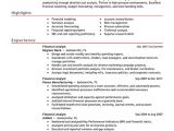 Sample Resume Of A Financial Analyst Best Financial Analyst Resume Example Livecareer